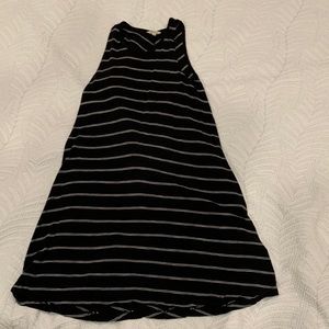 Madewell Black White Stripe Dress
